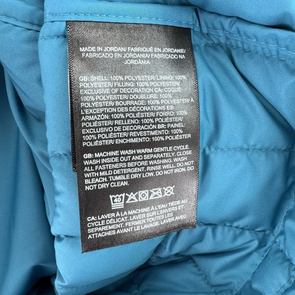 The North Face Thermoball Insulated Puffer Jacket Mens XL Digital Steel Blue